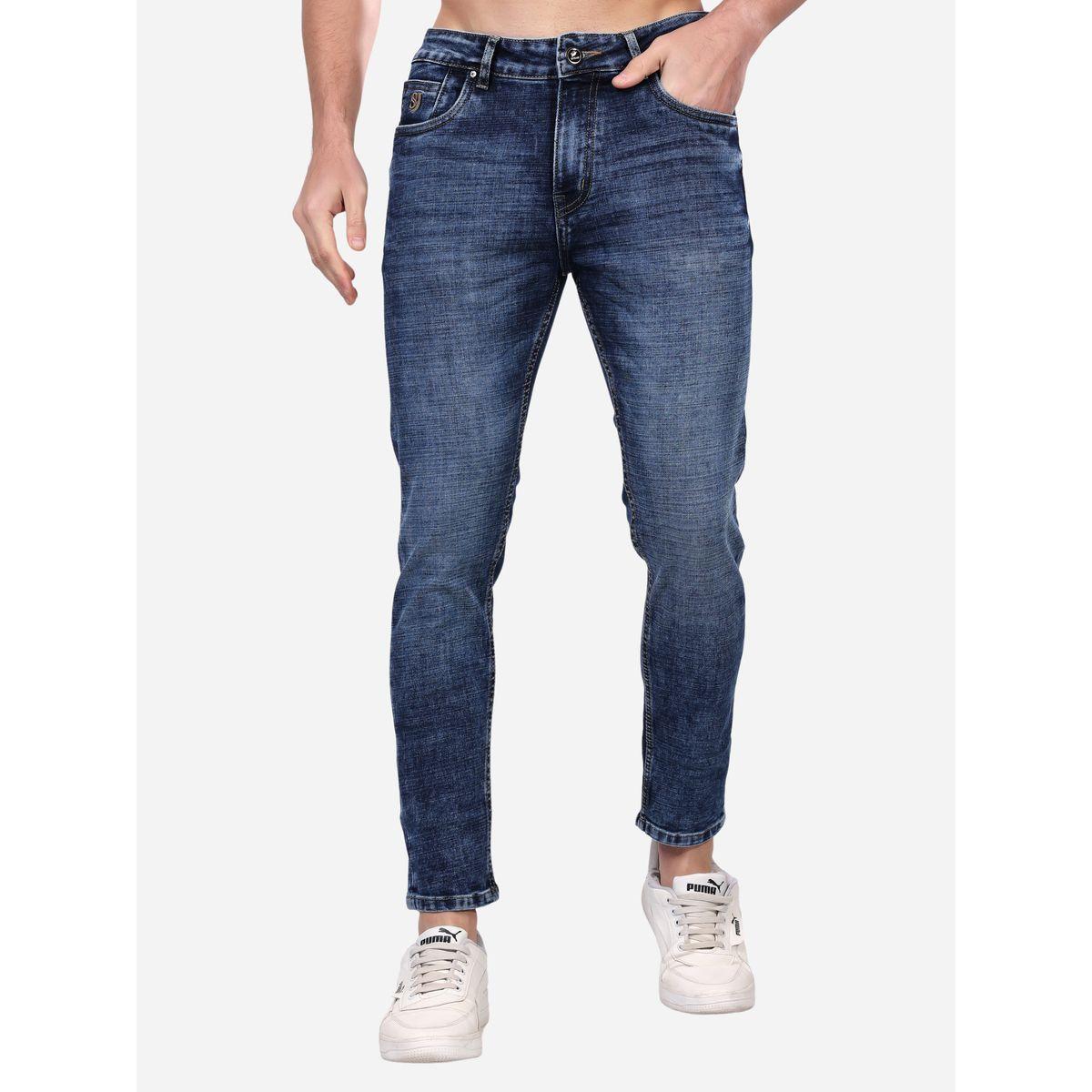 Stylox Mid Rise Whiskered Ankle Fit Jeans-men-clothing-bottoms-jeans-image-1