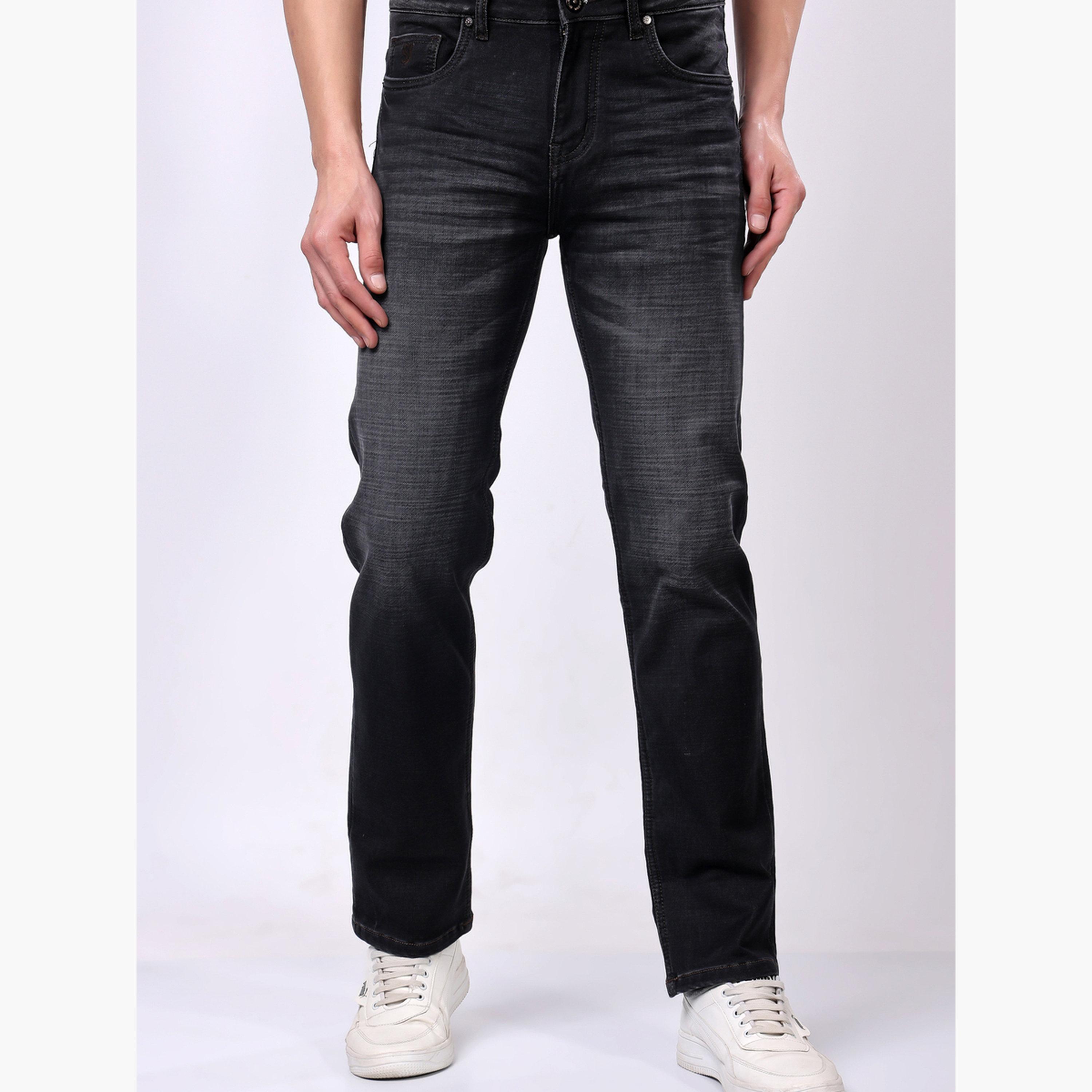 Stylox X Styli Stylox Comfort Fit Dark Grey Color Jeans-men-clothing-bottoms-jeans-image-3