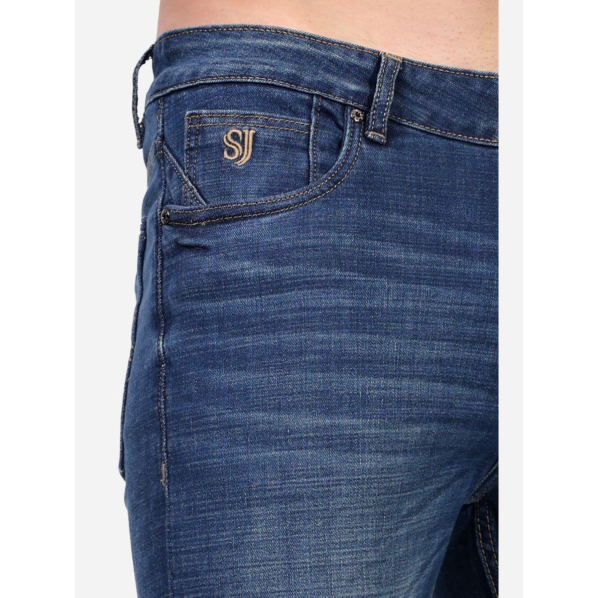 Stylox Mid Rise Whiskered Faded Slim Fit  Jeans-men-clothing-bottoms-jeans-image-5