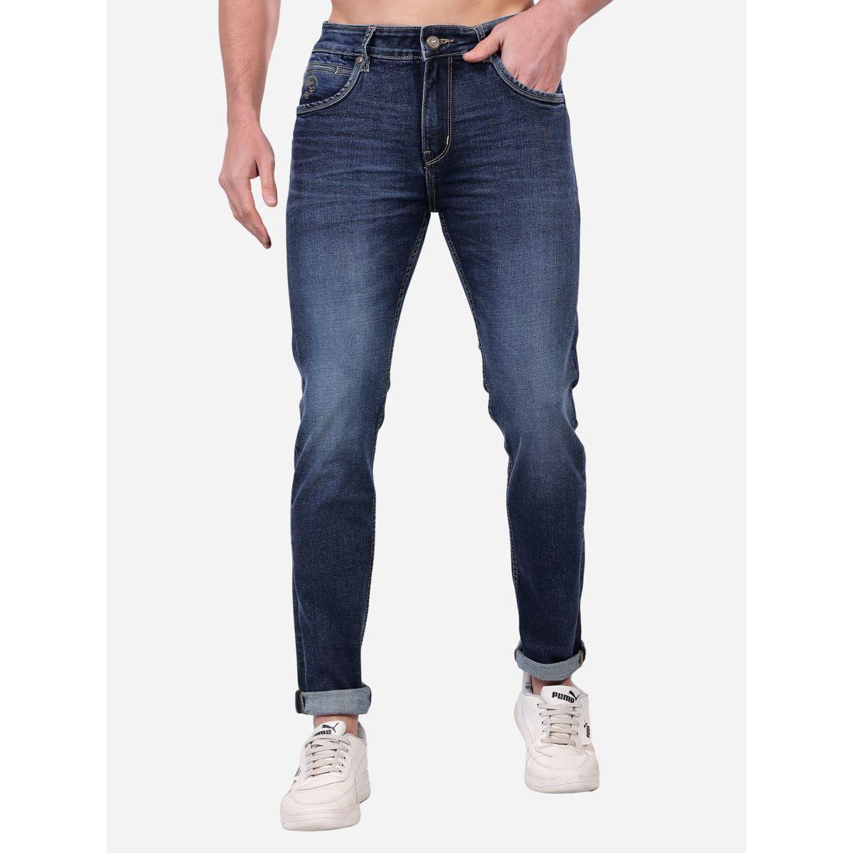 Stylox Mid Rise Whiskered Faded Slim Fit Jeans-men-clothing-bottoms-jeans-image-1