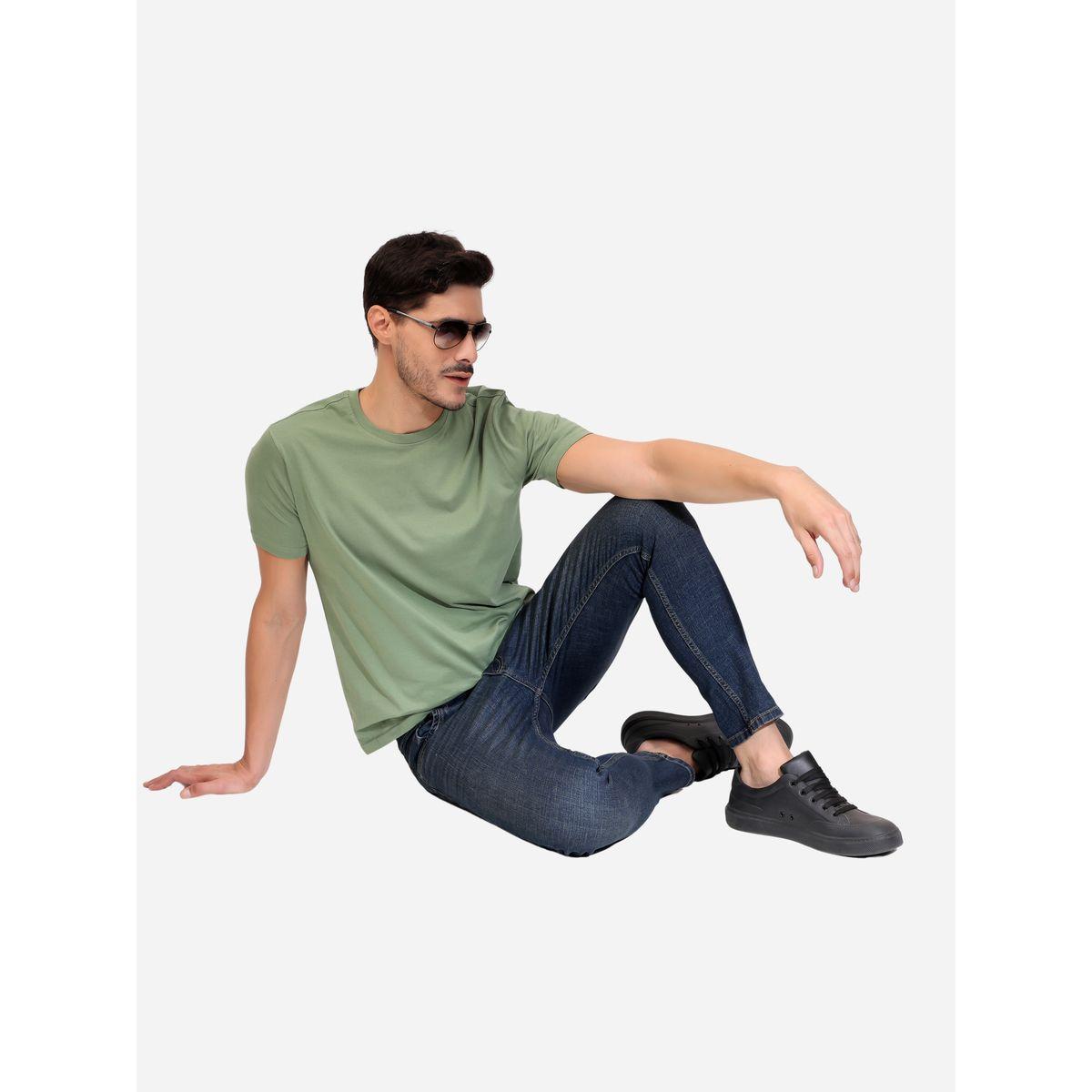 Stylox Solid Short Sleeve Regular Fit T-Shirt-men-clothing-tshirtsandpolos-tshirts-image-2