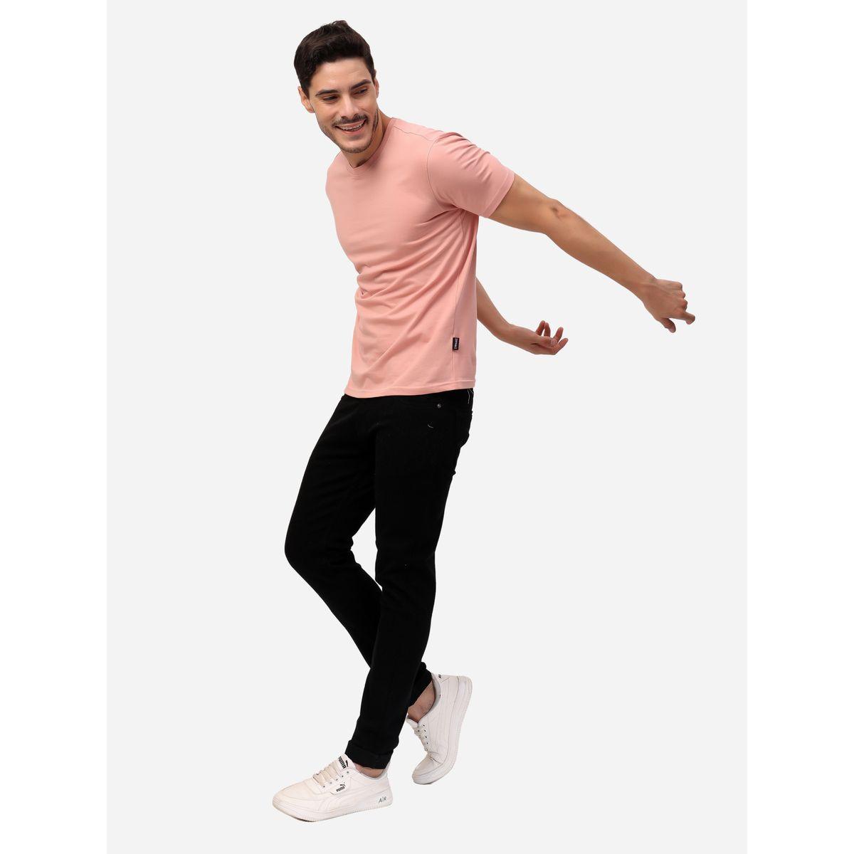 Stylox Solid Short Sleeve Regular Fit T-Shirt-men-clothing-tshirtsandpolos-tshirts-image-2