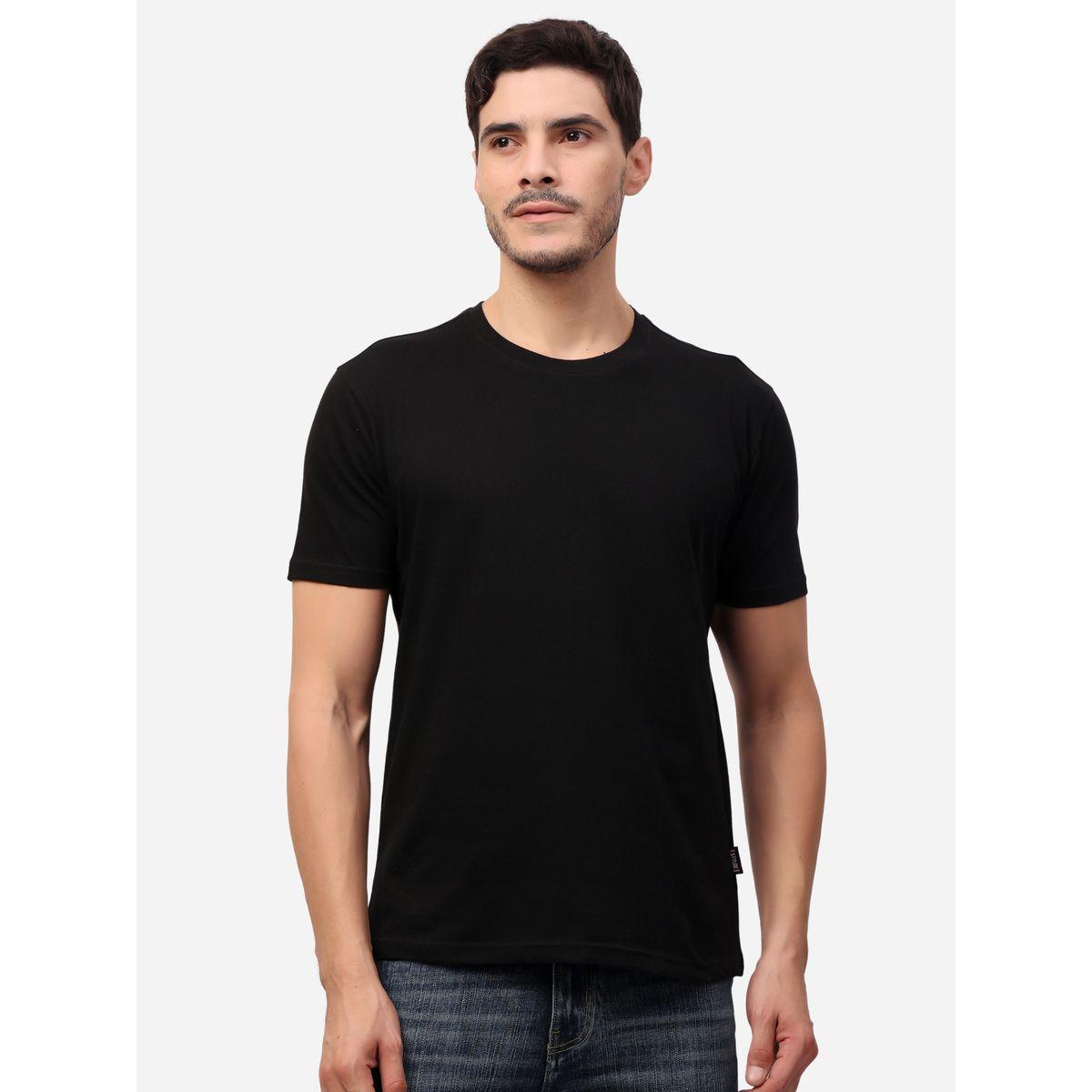 Stylox Solid Short Sleeve Regular Fit T-Shirt-men-clothing-tshirtsandpolos-tshirts-image-1