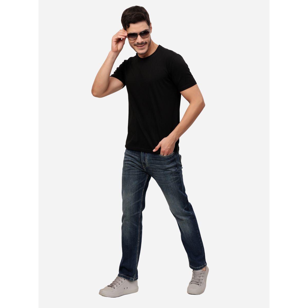 Stylox Solid Short Sleeve Regular Fit T-Shirt-men-clothing-tshirtsandpolos-tshirts-image-2