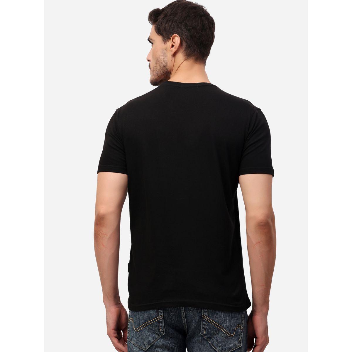 تيشيرت سادة بقصة عادية وأكمام قصيرة-men-clothing-tshirtsandpolos-tshirts-image-5
