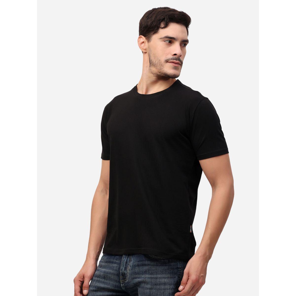 Stylox Solid Short Sleeve Regular Fit T-Shirt-men-clothing-tshirtsandpolos-tshirts-image-4