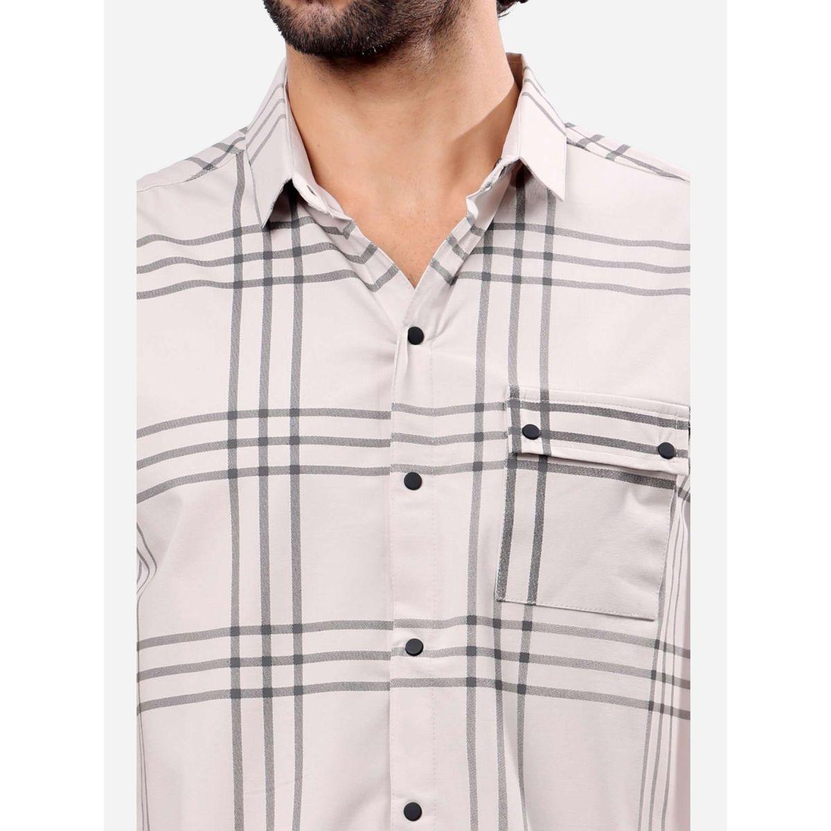Stylox Checked Short Sleeve Regular Fit Shirt-men-clothing-shirts-image-3