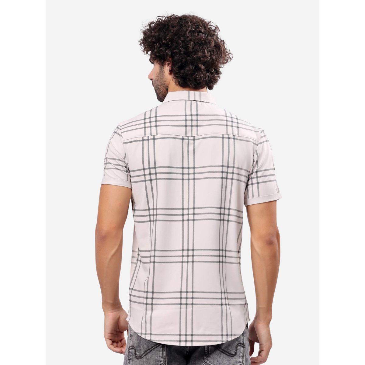 Stylox Checked Short Sleeve Regular Fit Shirt-men-clothing-shirts-image-5