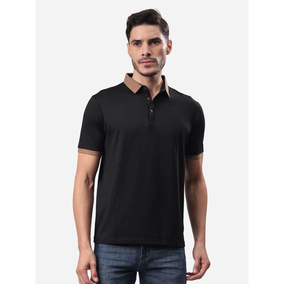 Stylox Contrast Trim Short Sleeve Regular Fit Polo T-Shirt-men-clothing-tshirtsandpolos-tshirts-image-1