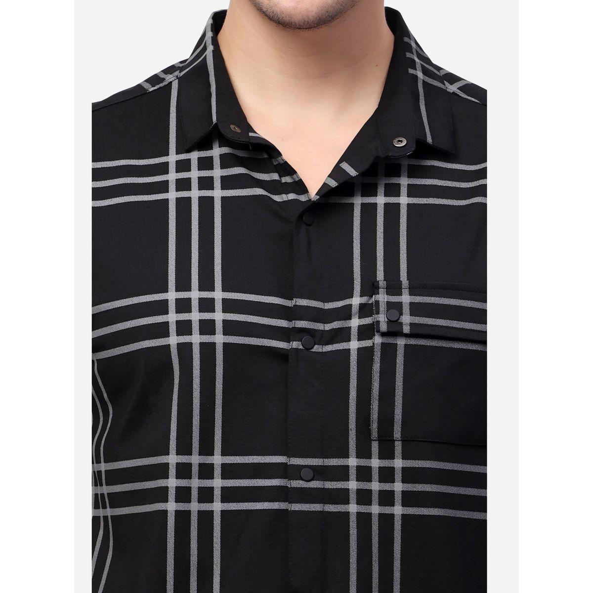 Stylox Checked Short Sleeve Regular Fit Shirt-men-clothing-shirts-image-6