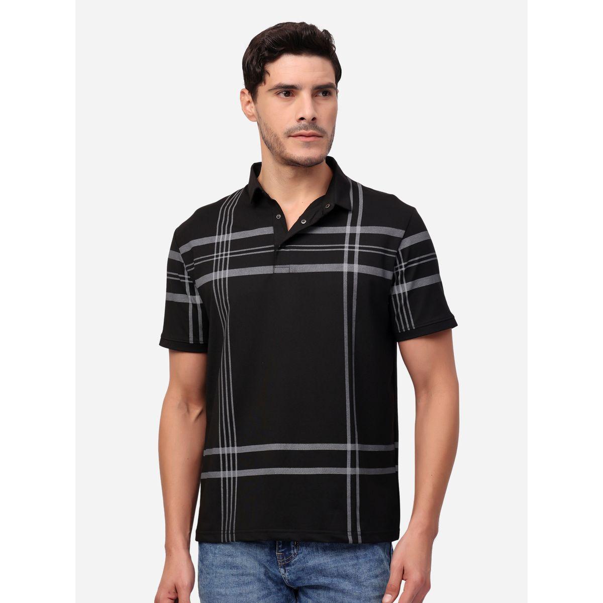 Stylox Checked Short Sleeve Regular Fit Polo T-Shirt-men-clothing-tshirtsandpolos-tshirts-image-1