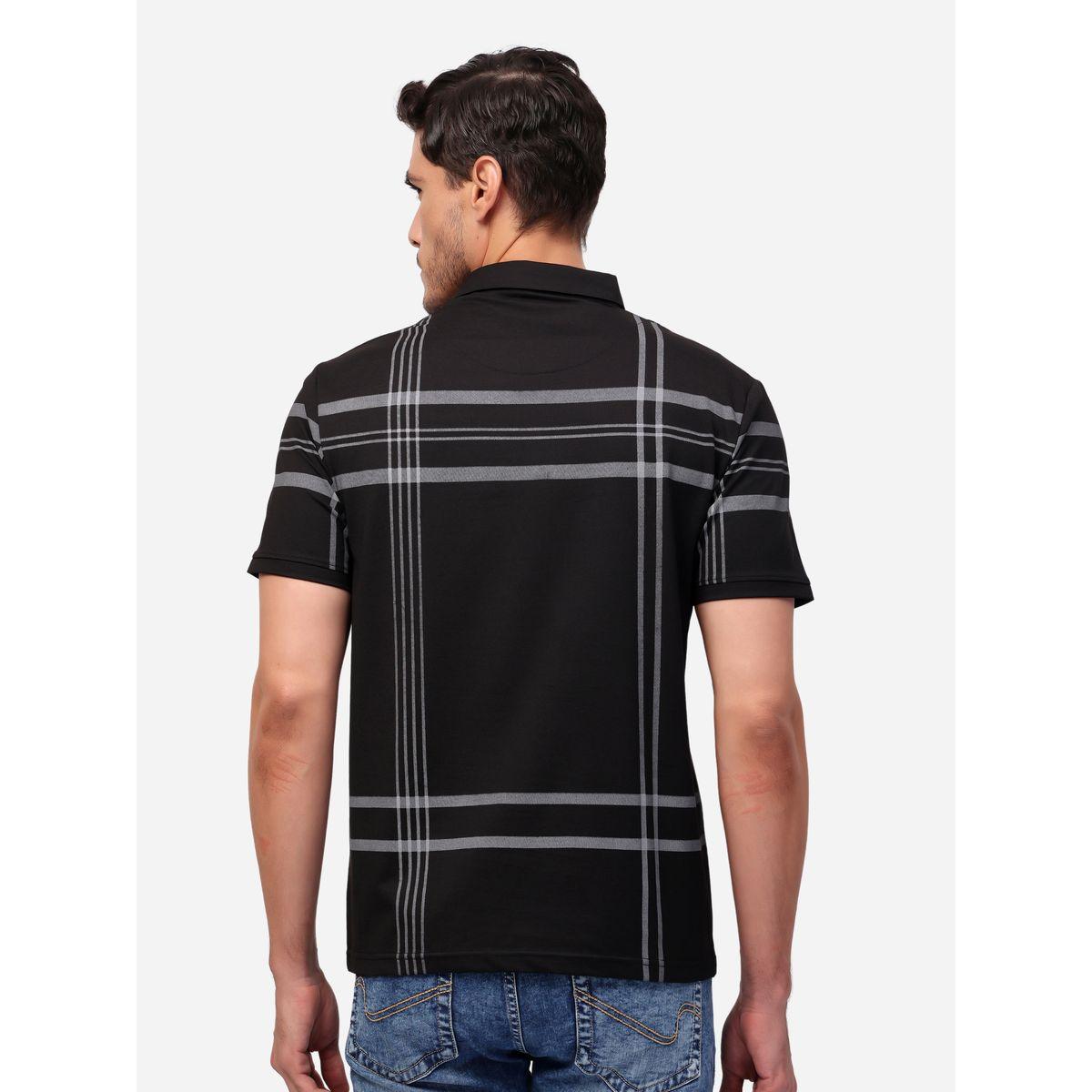 Stylox Checked Short Sleeve Regular Fit Polo T-Shirt-men-clothing-tshirtsandpolos-tshirts-image-4
