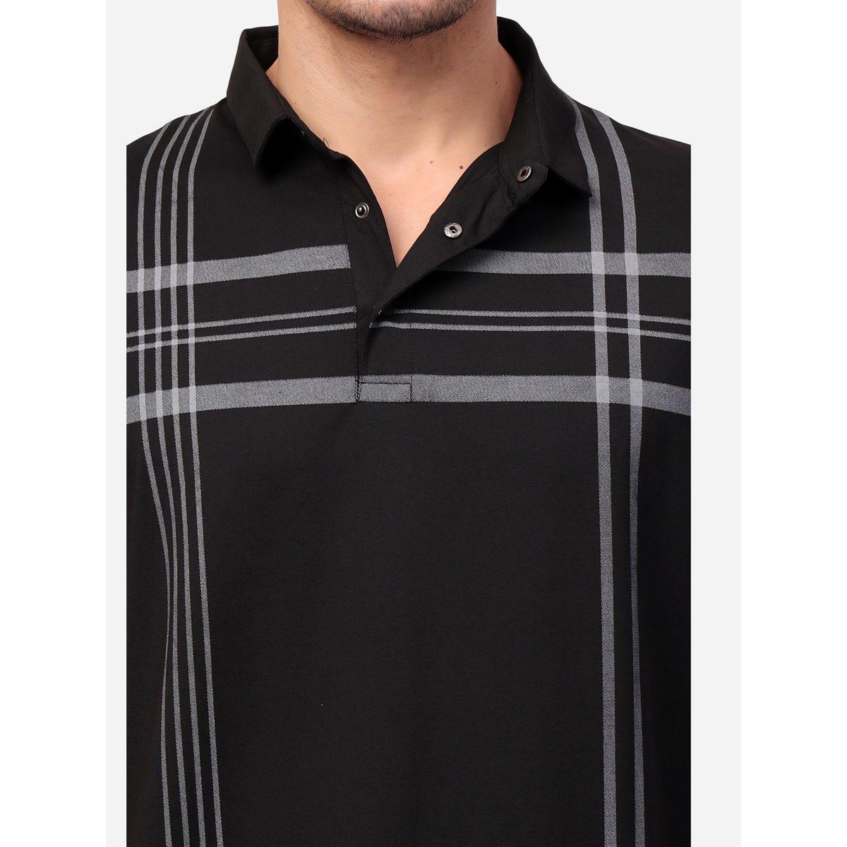 Stylox Checked Short Sleeve Regular Fit Polo T-Shirt-men-clothing-tshirtsandpolos-tshirts-image-5