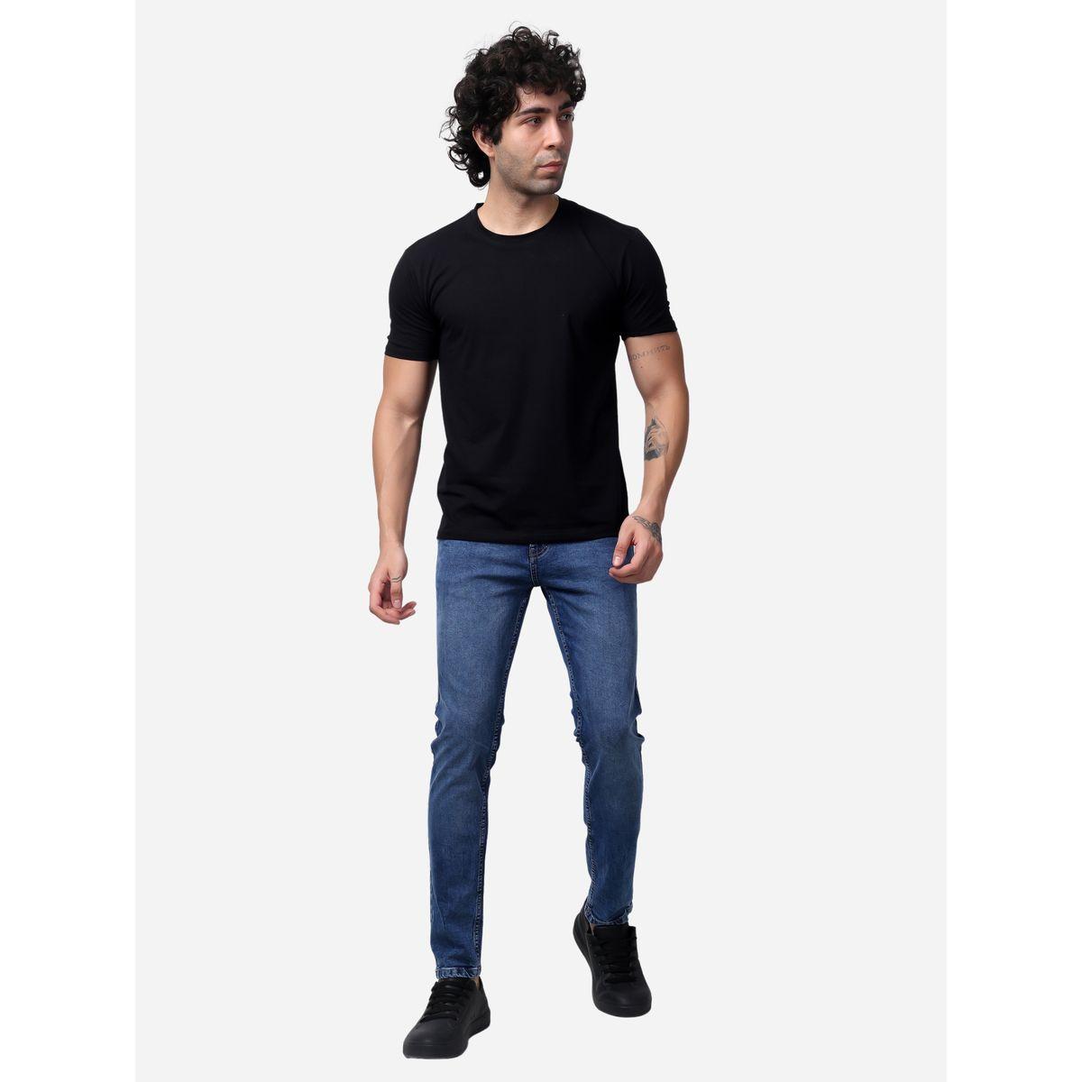Stylox Solid Short Sleeve Regular Fit T-Shirt-men-clothing-tshirtsandpolos-tshirts-image-2