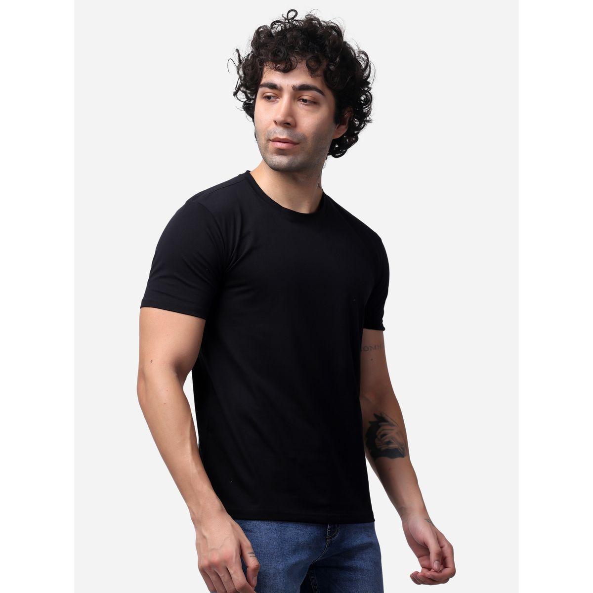 Stylox Solid Short Sleeve Regular Fit T-Shirt-men-clothing-tshirtsandpolos-tshirts-image-4