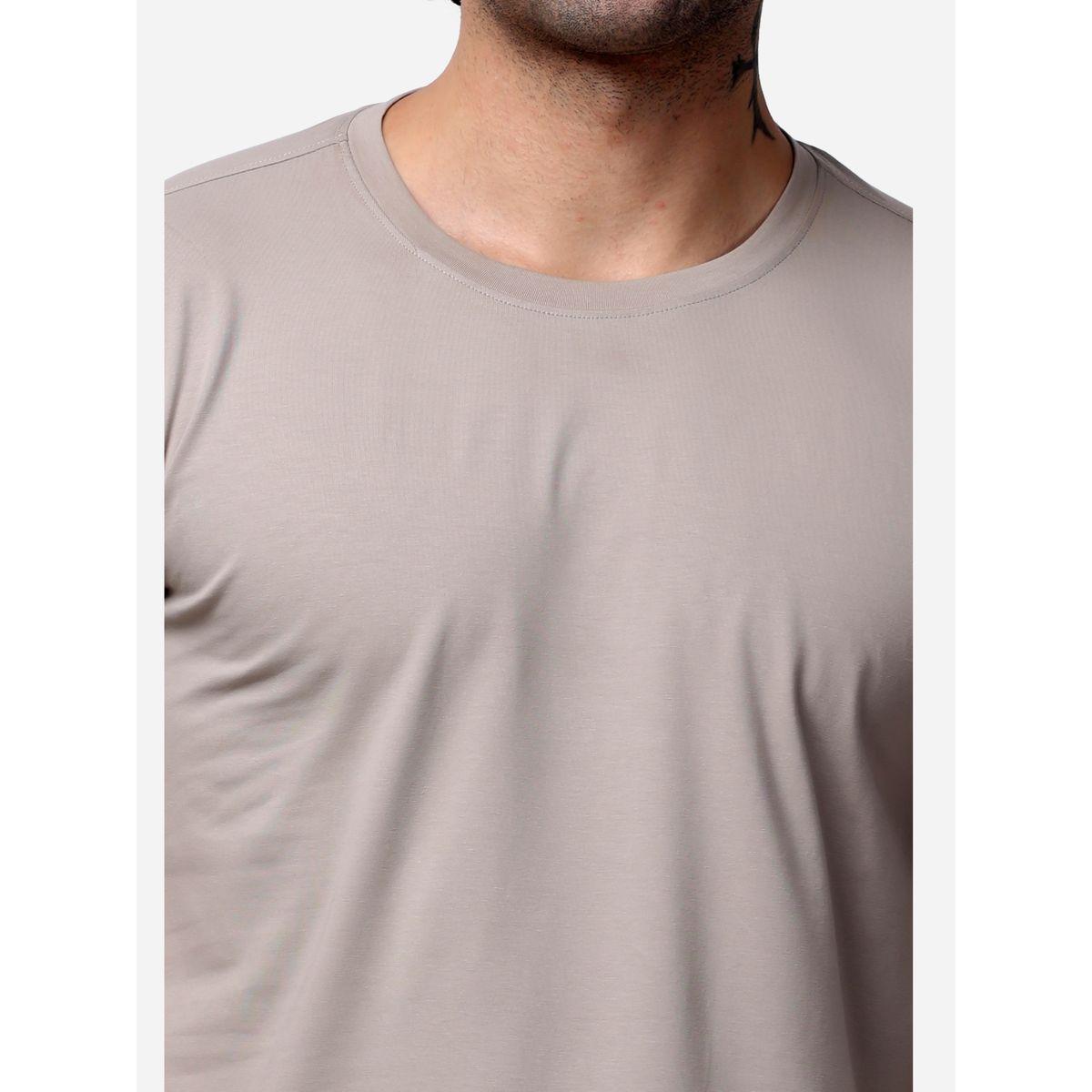 تيشيرت سادة بقصة عادية وأكمام قصيرة-men-clothing-tshirtsandpolos-tshirts-image-2