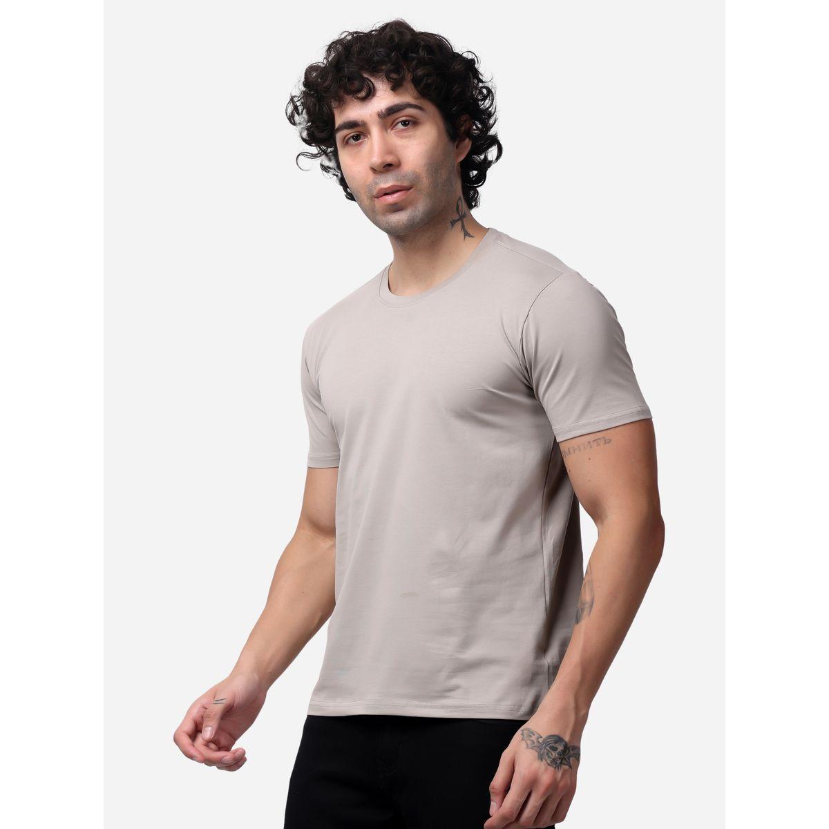تيشيرت سادة بقصة عادية وأكمام قصيرة-men-clothing-tshirtsandpolos-tshirts-image-7