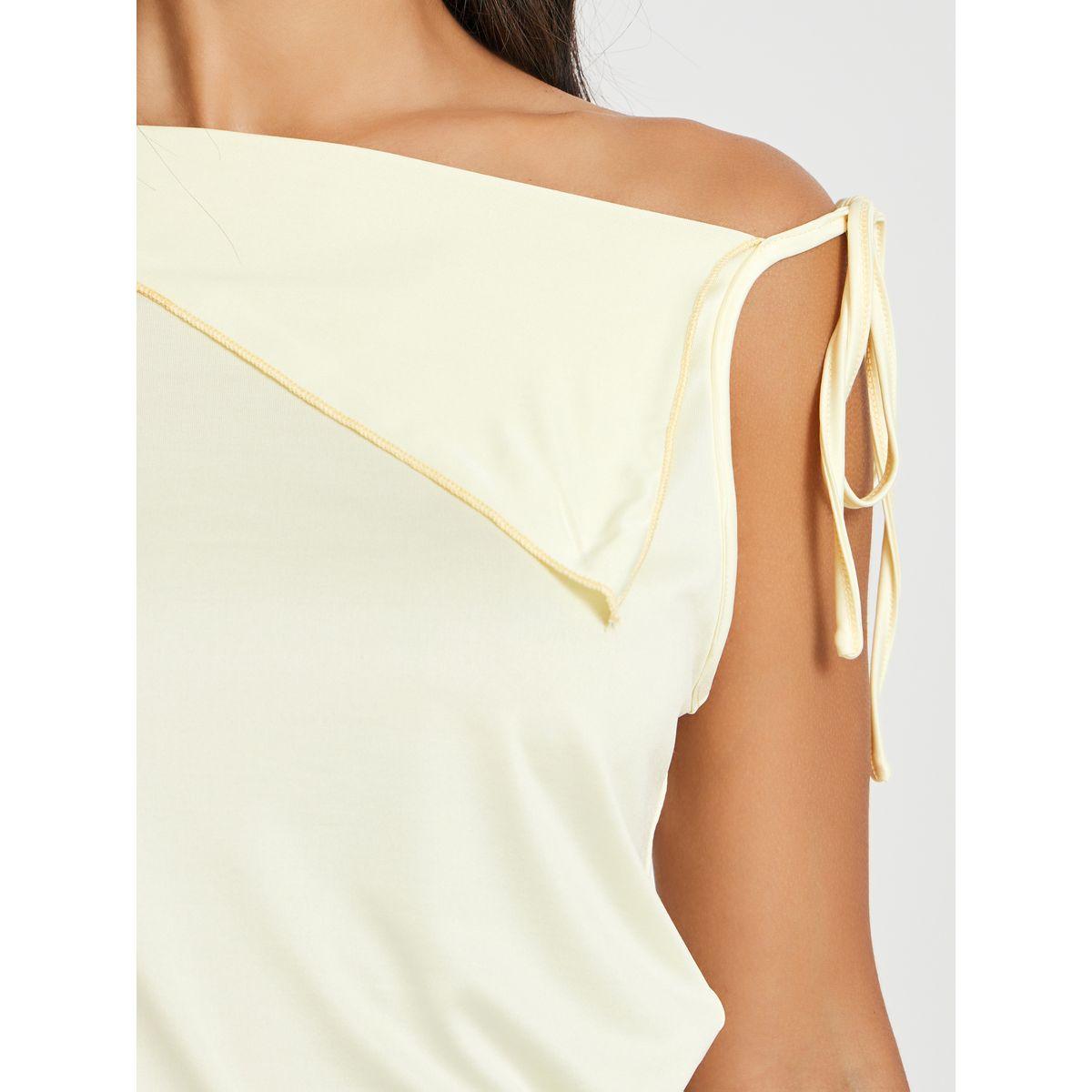 Styli Solid Off-Shoulder Regular Fit Blouse-women-clothing-shirtsandblouses-blouses-image-4
