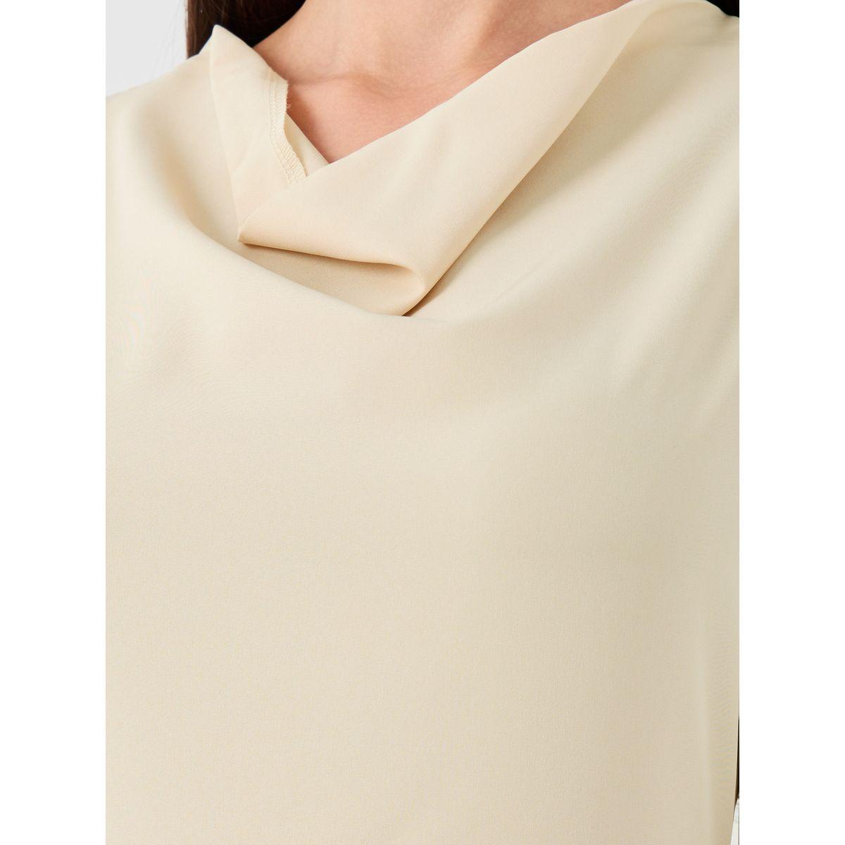 فستان طويل سادة بياقة منسدلة وأكمام طويلة-women-clothing-dresses-image-3