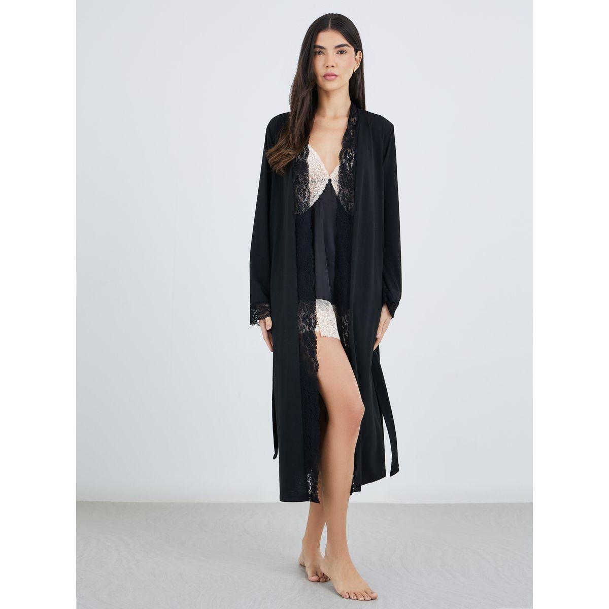 Styli Jersey Lace Edge Robe-women-clothing-nightwear-robes-image-1