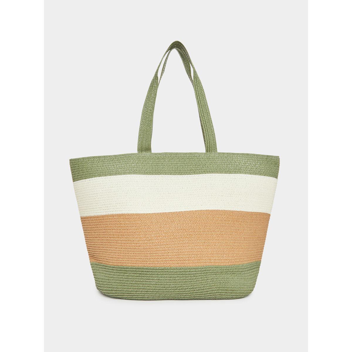 Styli Tri-Tone Weave Design Beach Handbag-women-bagsandwallets-handbags-image-2
