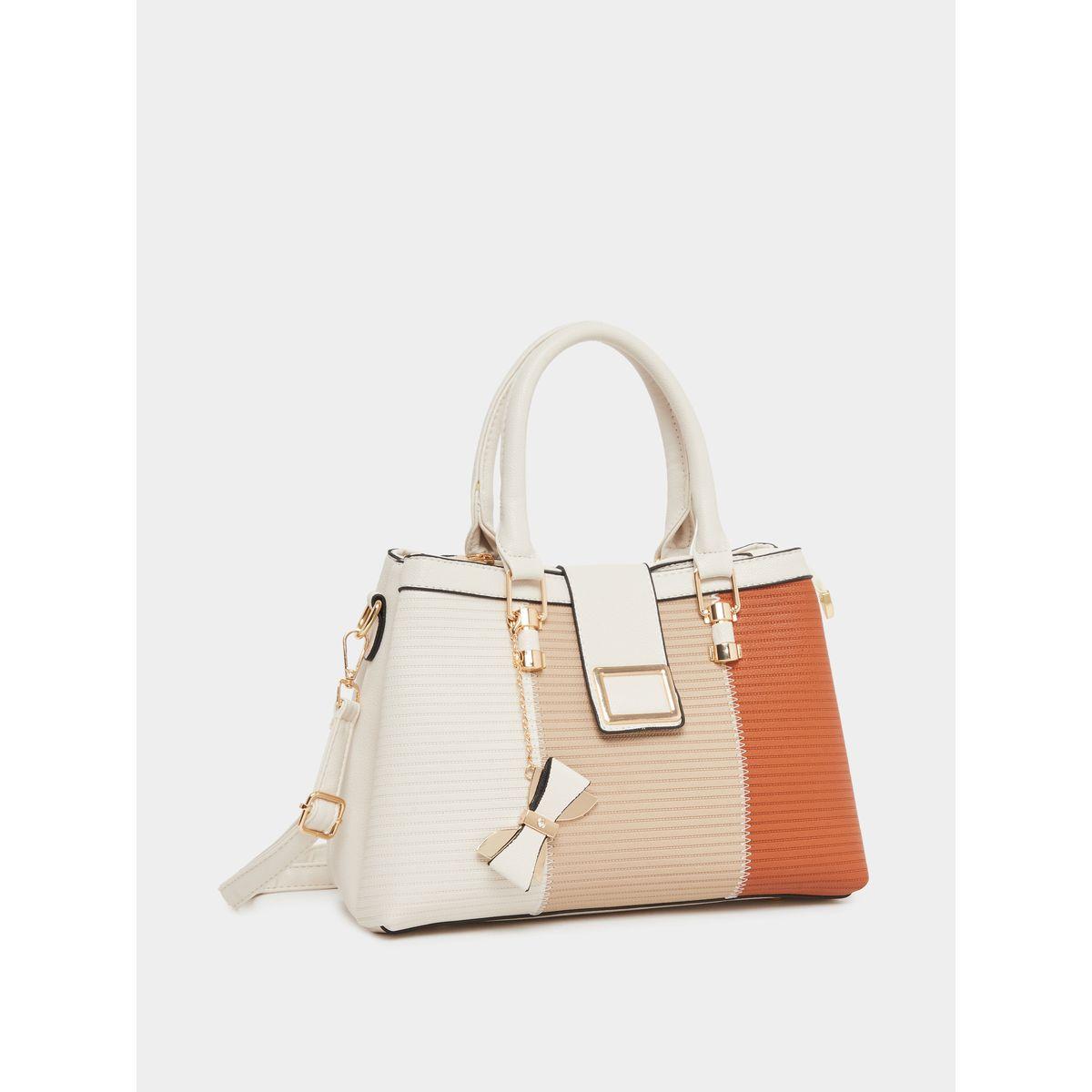 شنطة يد بنمط كتل الالوان مع حلية بنمط فراشة-women-bagsandwallets-handbags-image-1