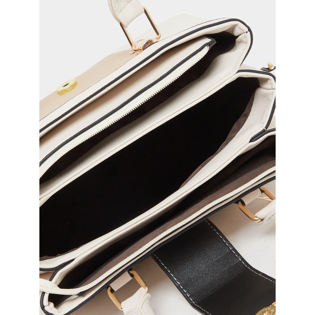 شنطة يد بنمط كتل الالوان مع حلية بنمط فراشة-women-bagsandwallets-handbags-image-4