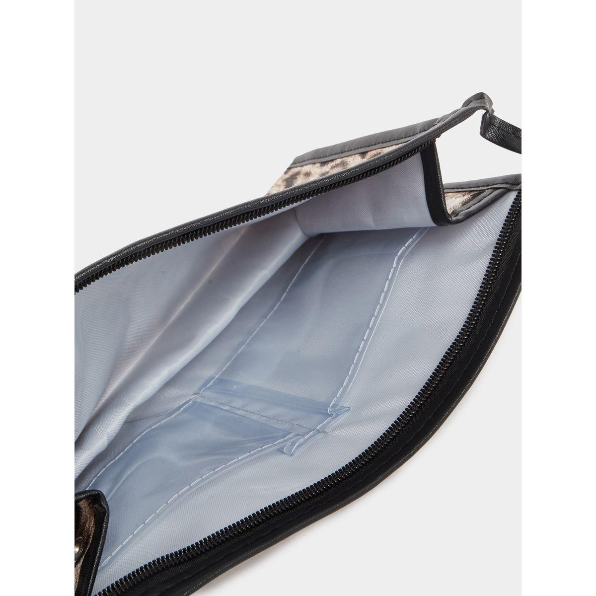 Styli Leopard Print Wash Bag with Zip Closure-women-bagsandwallets-handbags-image-4