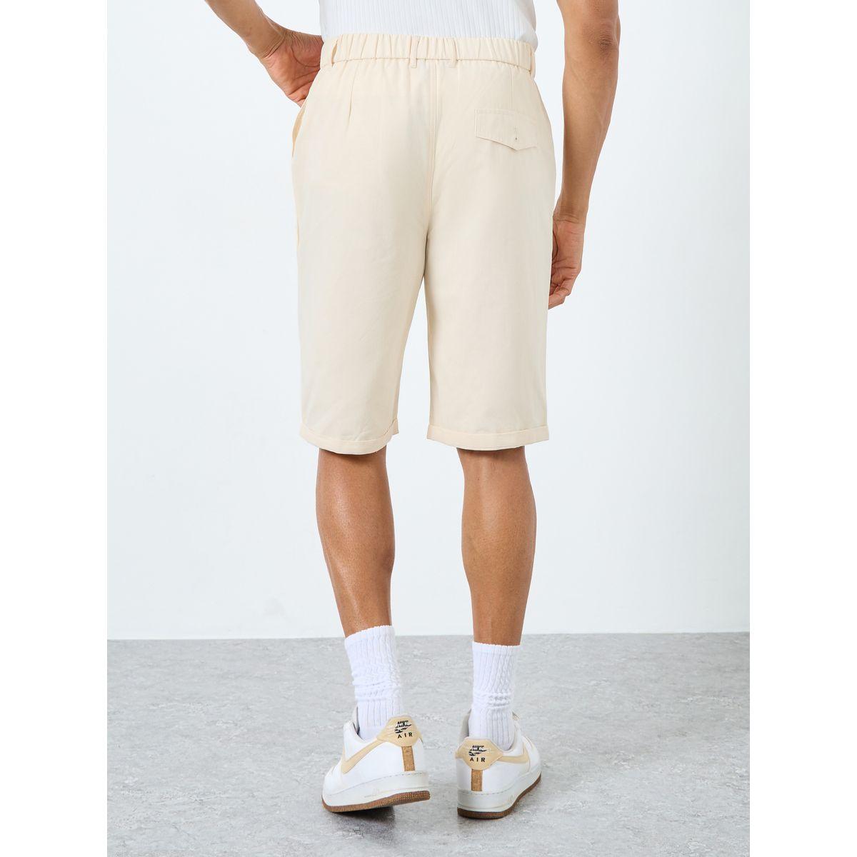 Styli Men Regular Fit Solid Shorts-men-clothing-bottoms-shorts-image-4