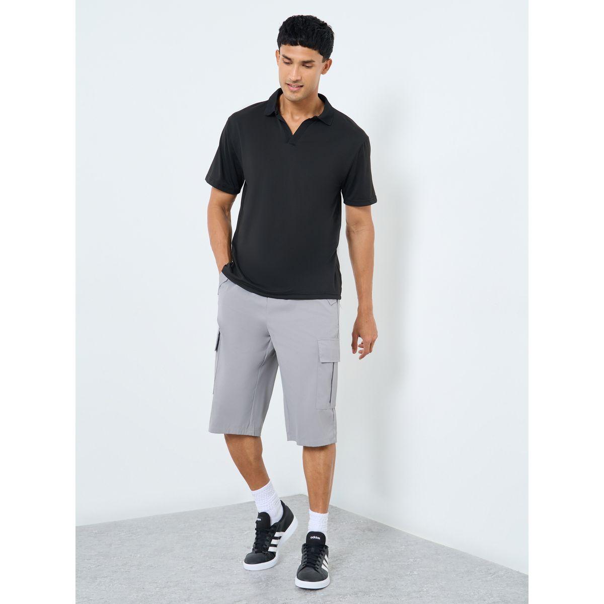 شورت بقصة عادية وجيوب كارجو-men-clothing-bottoms-shorts-image-2