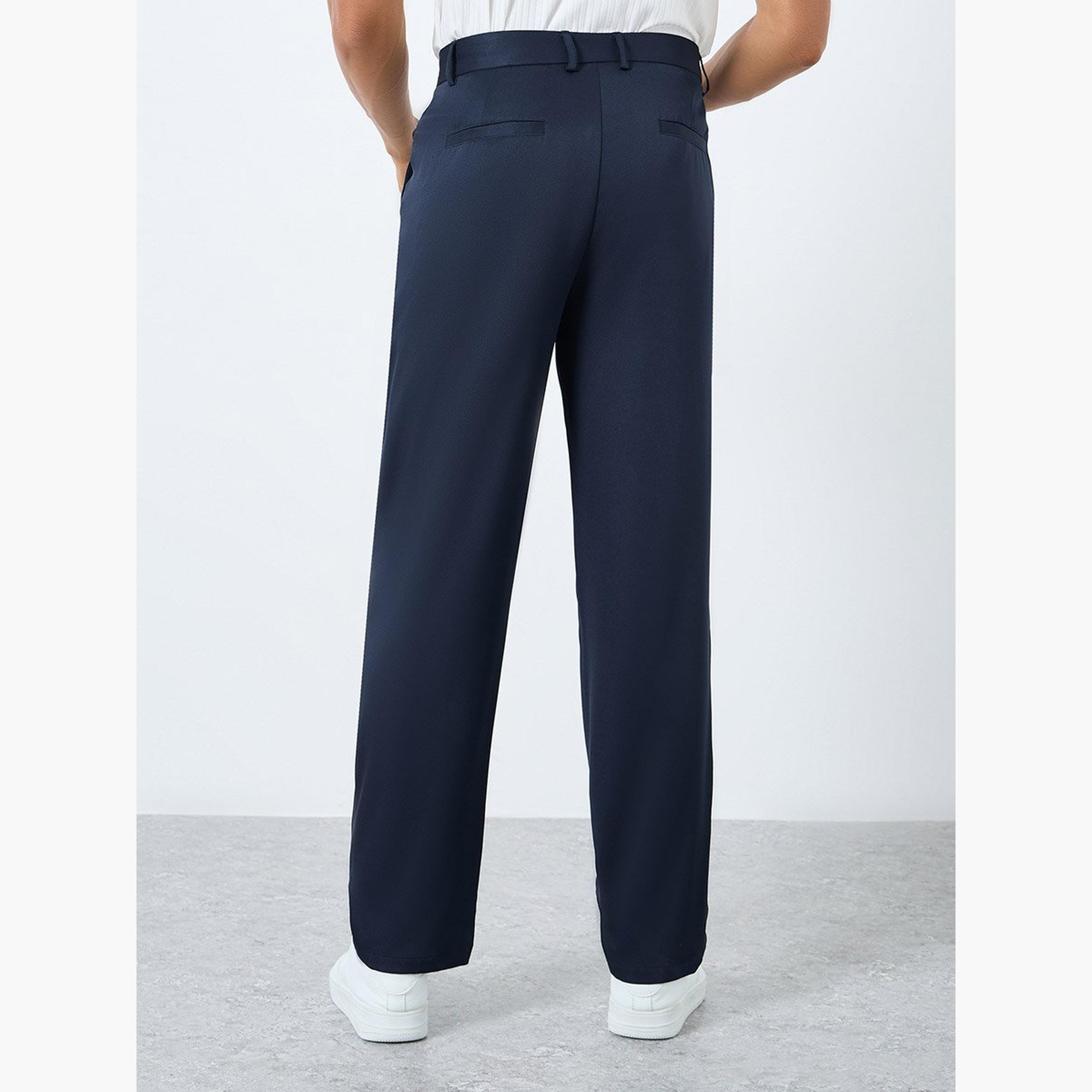 ستايلي - بنطال رسمي للرجال بقصّة مستقيمة-men-clothing-bottoms-trousersandchinos-trousers-image-4