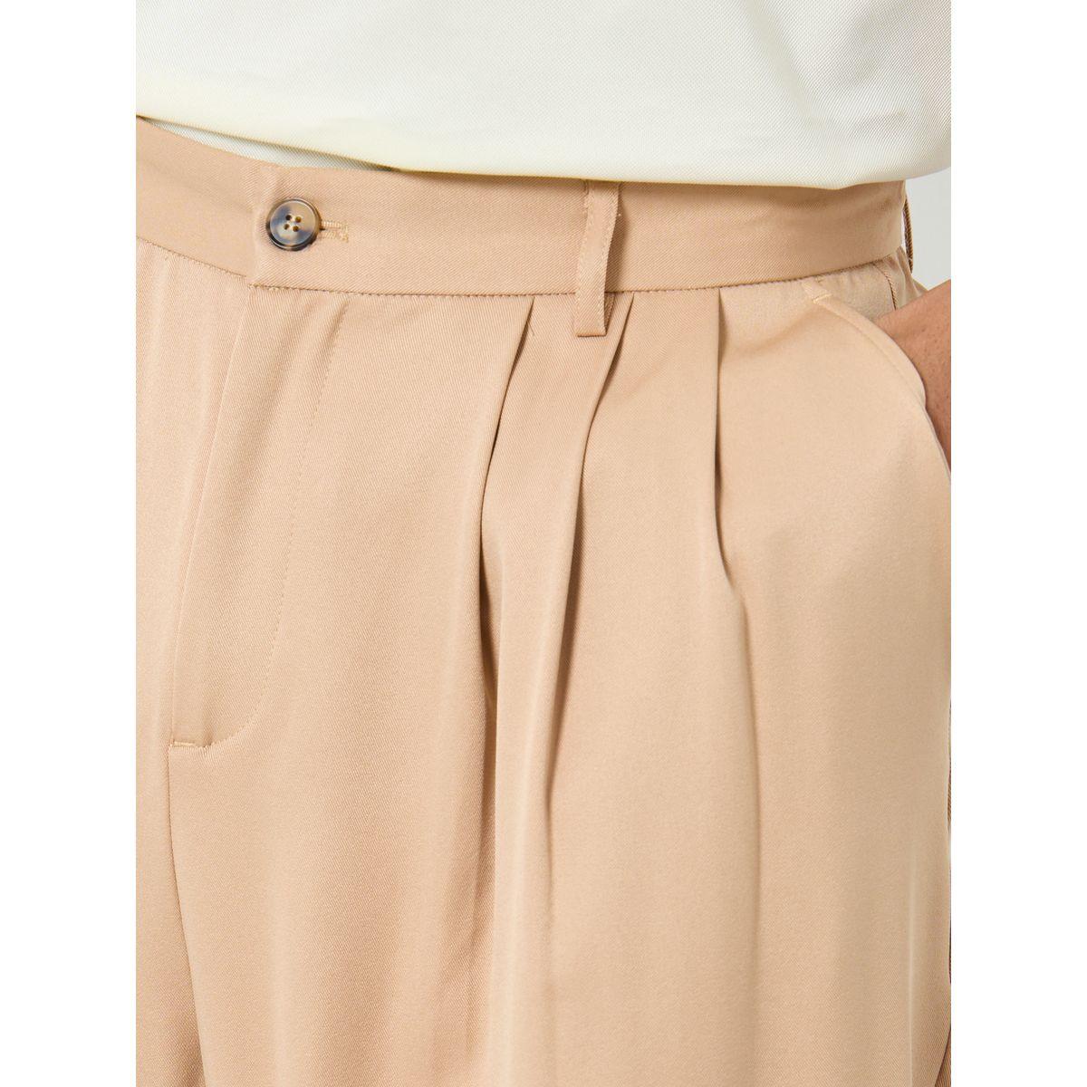 بنطال بقصة مريحة وتفاصيل كسرات-men-clothing-bottoms-trousersandchinos-trousers-image-3