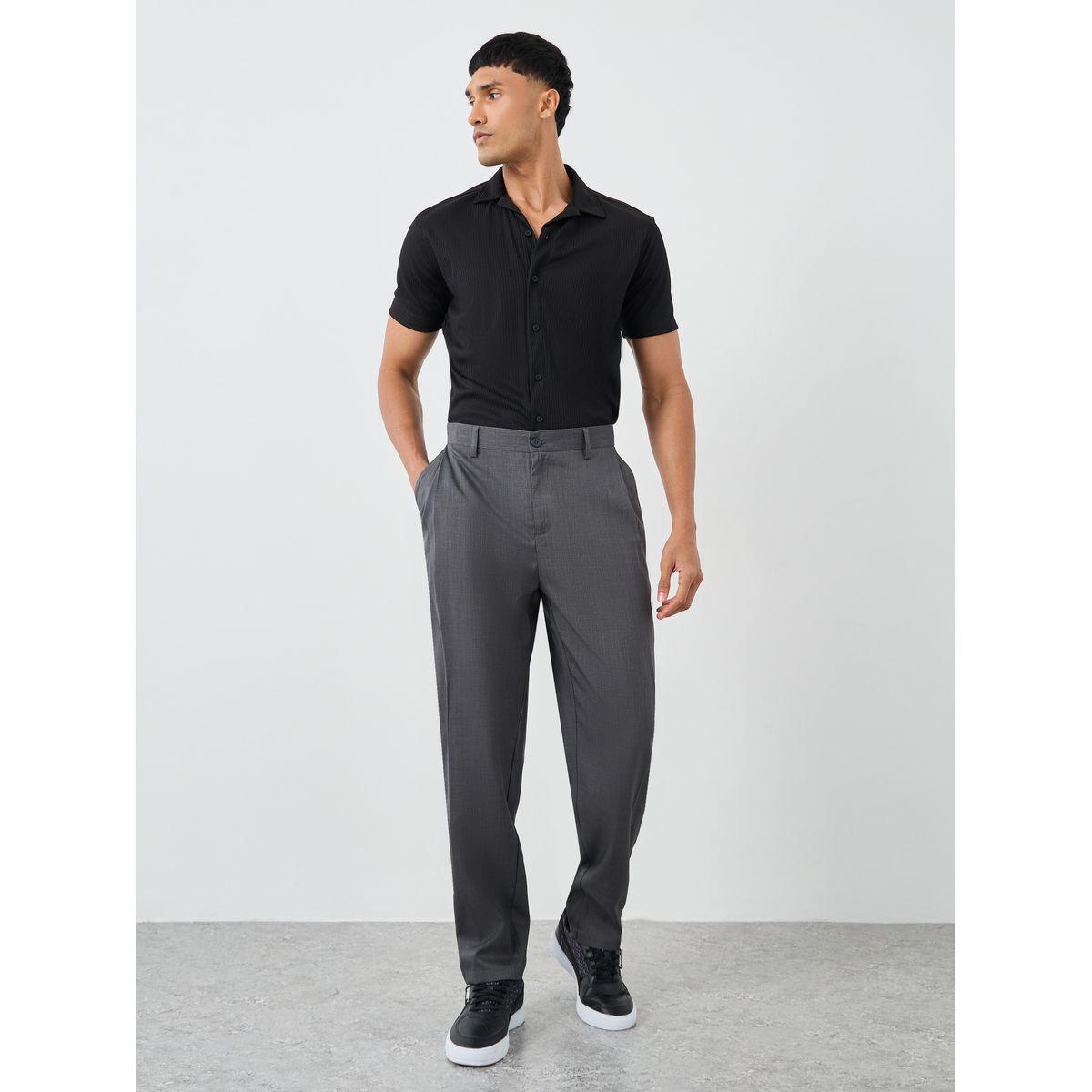 بنطال بقصة مستقيمة وكسرات-men-clothing-bottoms-trousersandchinos-trousers-image-2