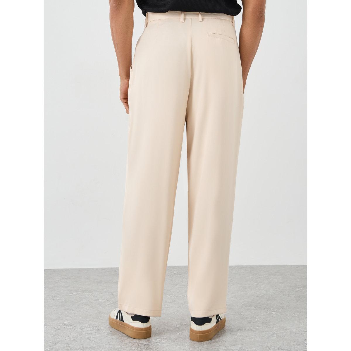 Styli Men Oversized Pleat Detail Trousers-men-clothing-bottoms-trousersandchinos-trousers-image-4