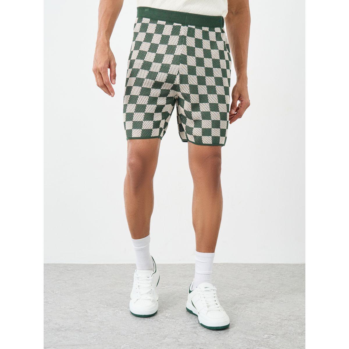 شورت محبوك بقصة مريحة-men-clothing-bottoms-shorts-image-1