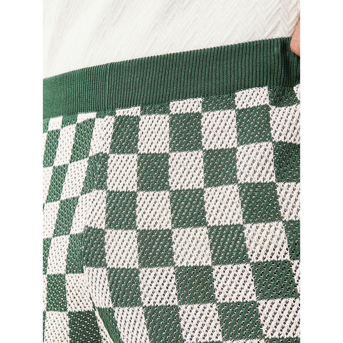 Styli Men Relaxed Fit Crochet Knitted Shorts-men-clothing-bottoms-shorts-image-3