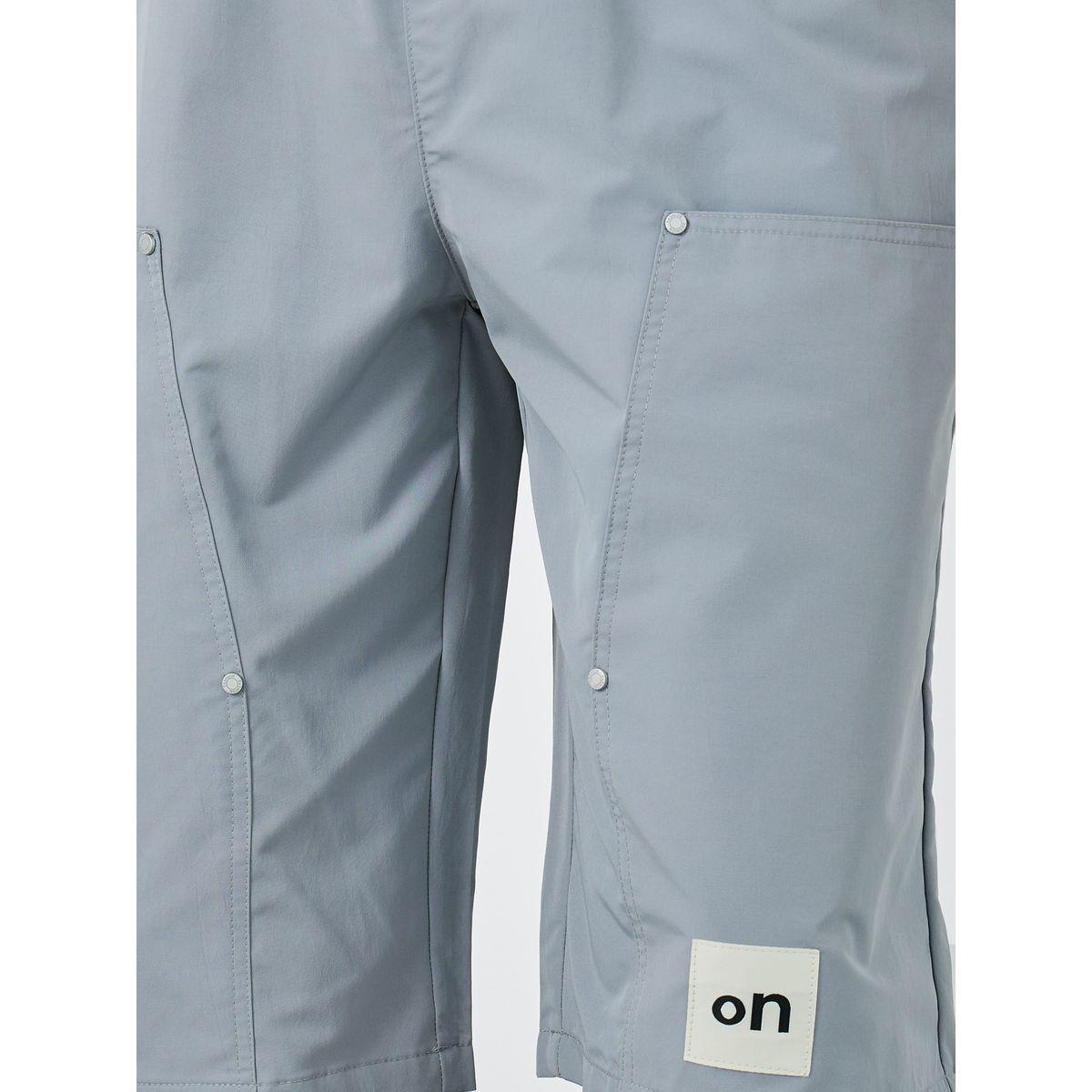 Styli Men Grey Oversized Shorts with Badge Detail-men-clothing-bottoms-shorts-image-3