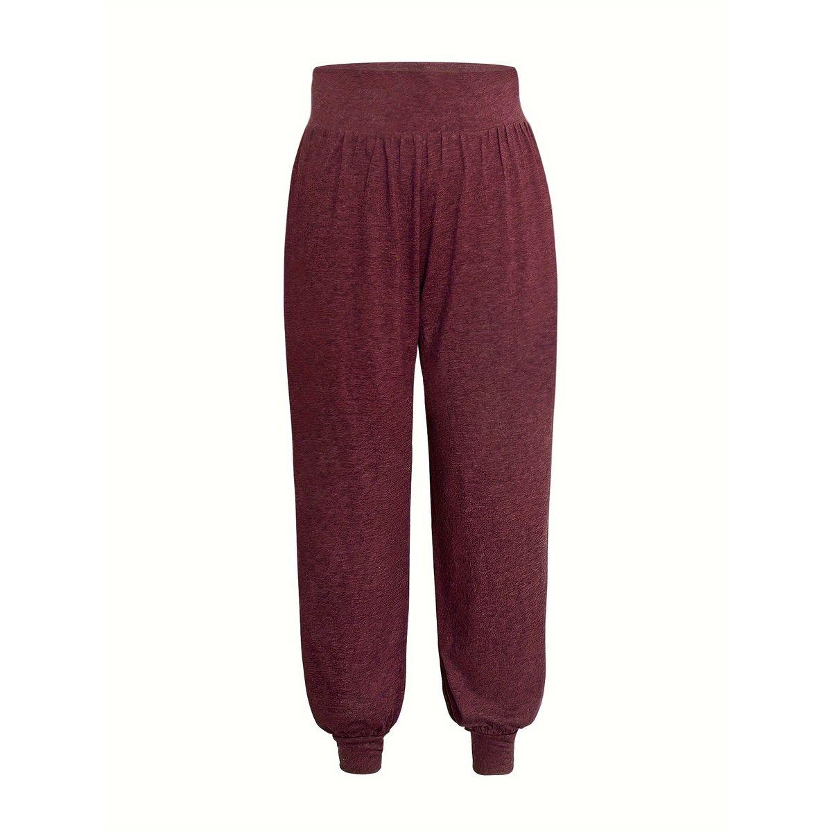 Styli Solid Loose Fit Wide Waist Lantern Pants-women-clothing-bottoms-trousers-image-3