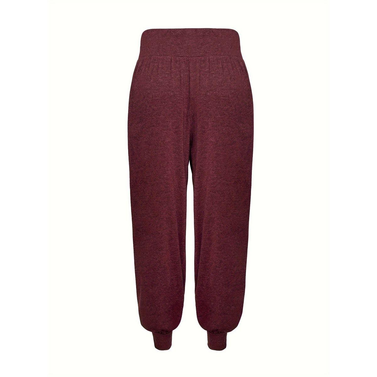 Styli Solid Loose Fit Wide Waist Lantern Pants-women-clothing-bottoms-trousers-image-4
