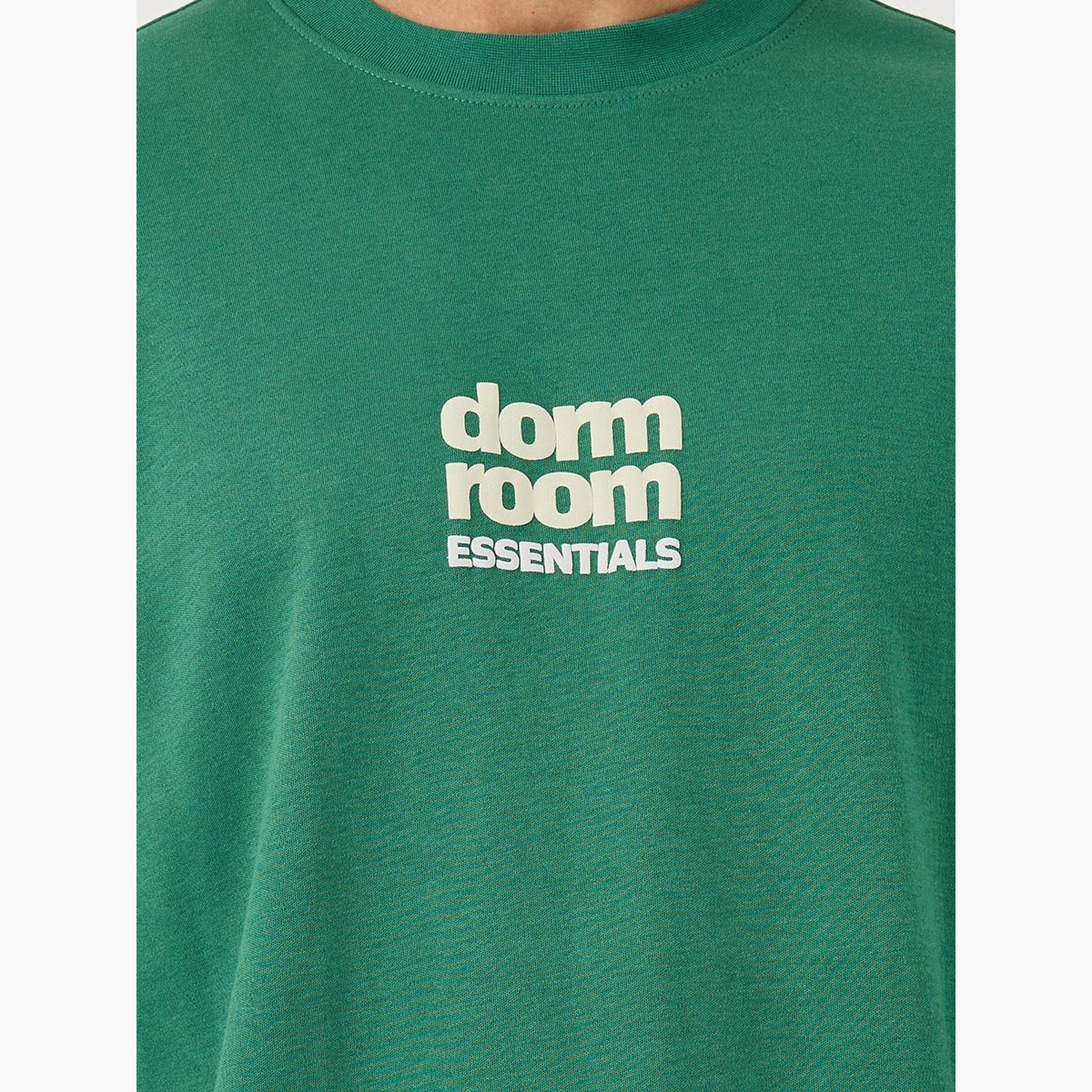 Styli Men Green Graphic Print Dropped Shoulder Oversized T-Shirt-men-clothing-tshirtsandpolos-tshirts-image-4