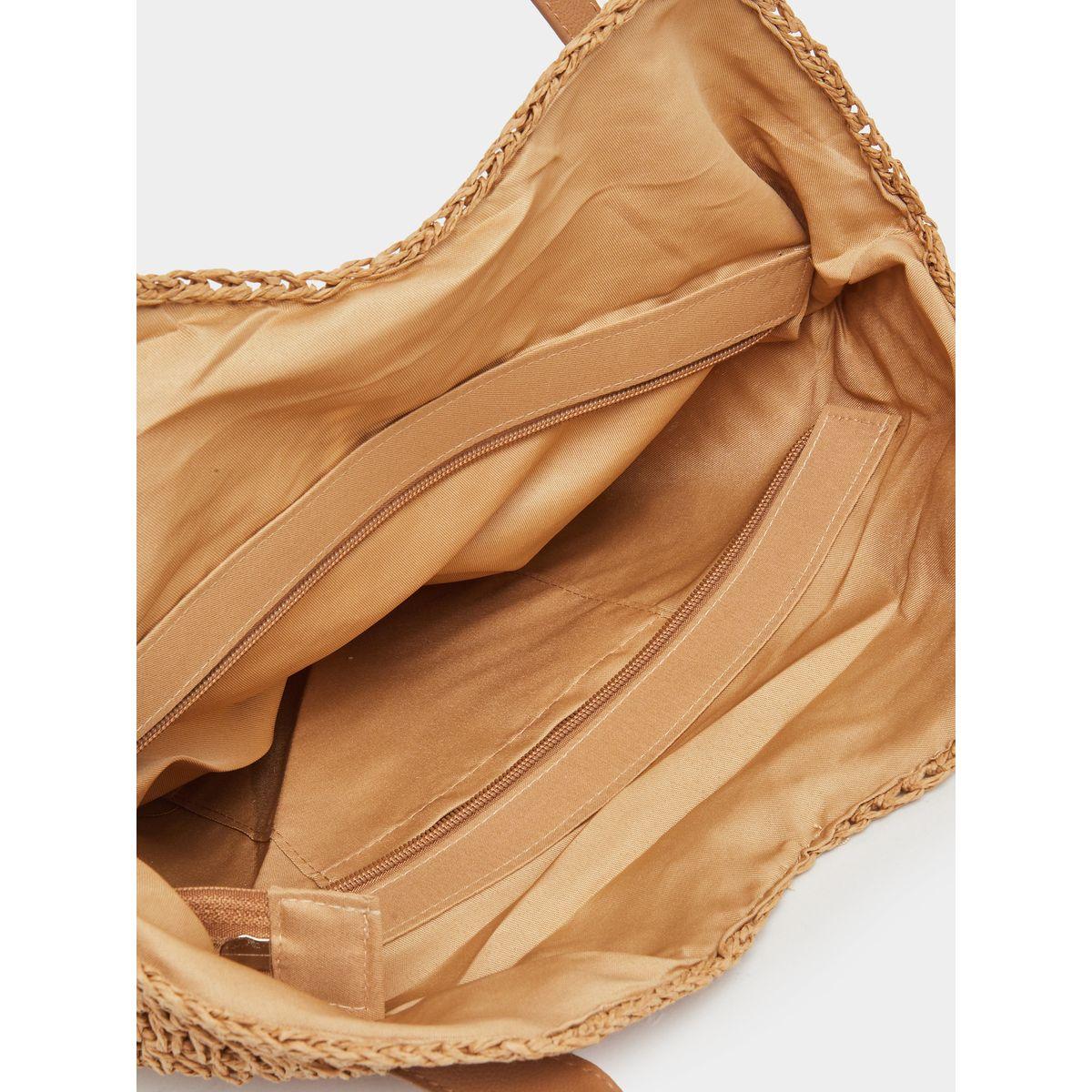 شنطة بحر قش بتفاصيل مُضفرة وسحَّاب غلق-women-bagsandwallets-handbags-image-4