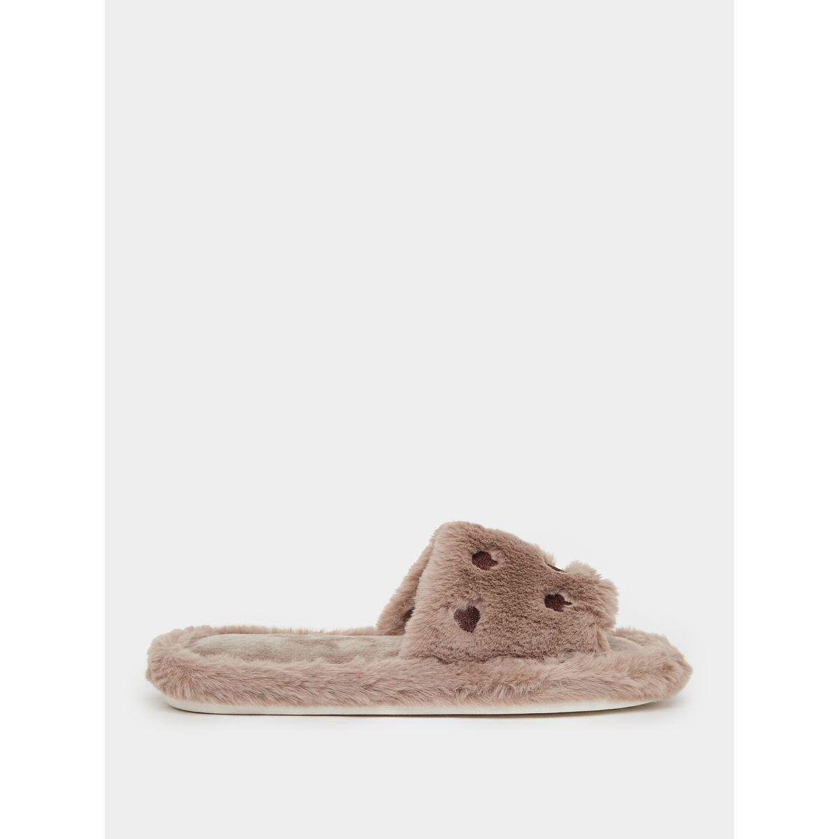 شبشب سهل الارتداء بتفاصيل مُطرّزة-women-shoes-bedroomslippers-image-3
