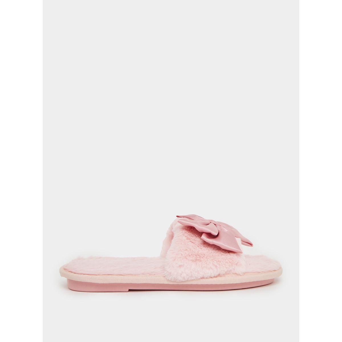 شبشب سهل الارتداء بربطة فيونكة-women-shoes-bedroomslippers-image-2
