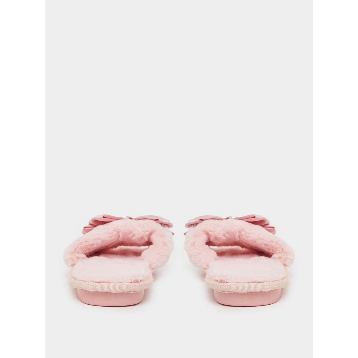 Styli Bow Detail Slip On Slippers-women-shoes-bedroomslippers-image-5