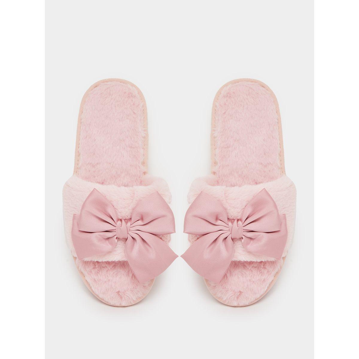 Styli Bow Detail Slip On Slippers-women-shoes-bedroomslippers-image-6
