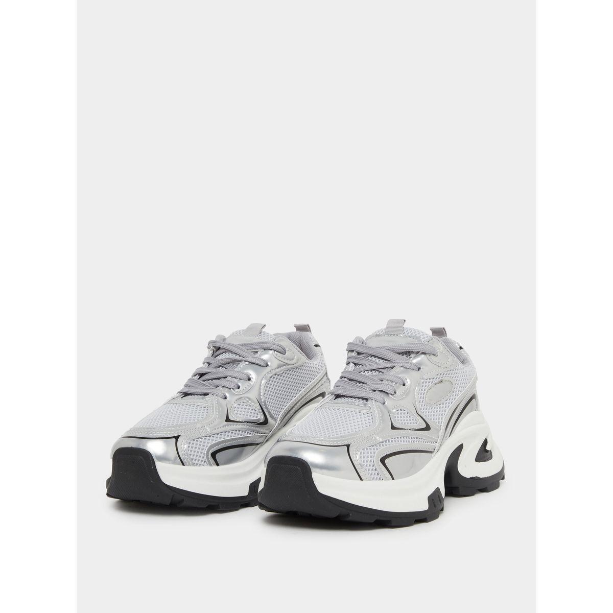 Styli Chunky Sole Lace Up Sneakers-women-shoes-sneakers-image-2