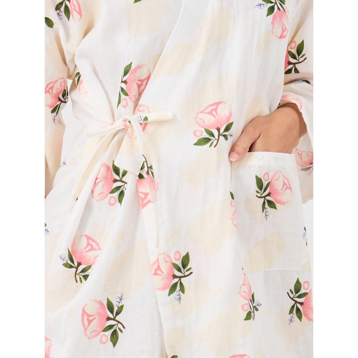 Styli All-Over Floral Print Robe with Side Tie-women-clothing-nightwear-robes-image-3