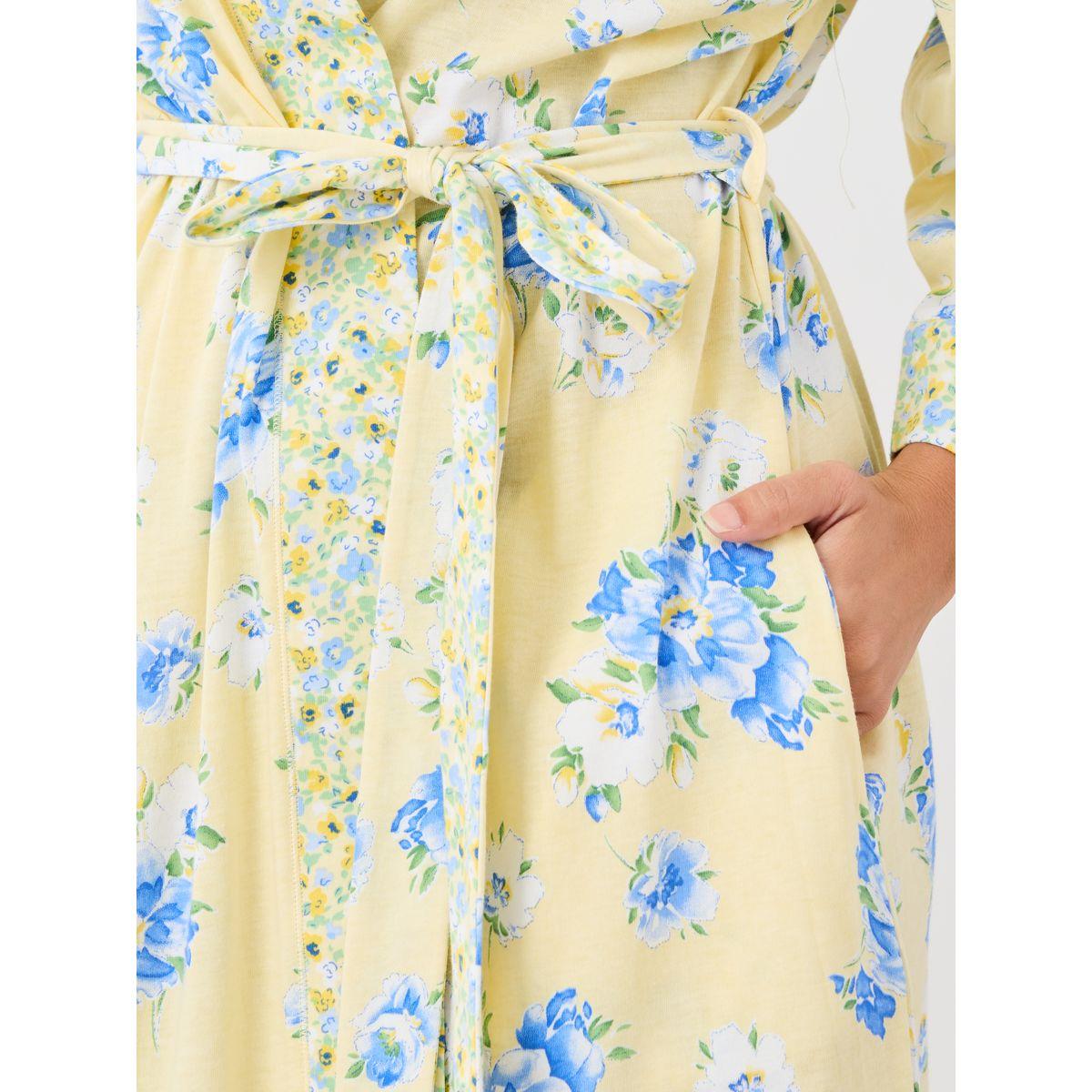 روب مطبع بالكامل مع حزام خصر-women-clothing-nightwear-robes-image-3