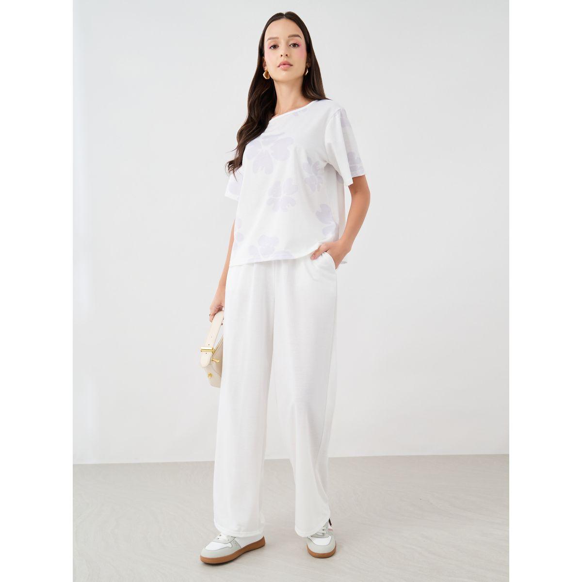 طقم منسق من بنطال جوغر وتيشيرت بأكمام قصيرة-women-clothing-coordsets-image-1