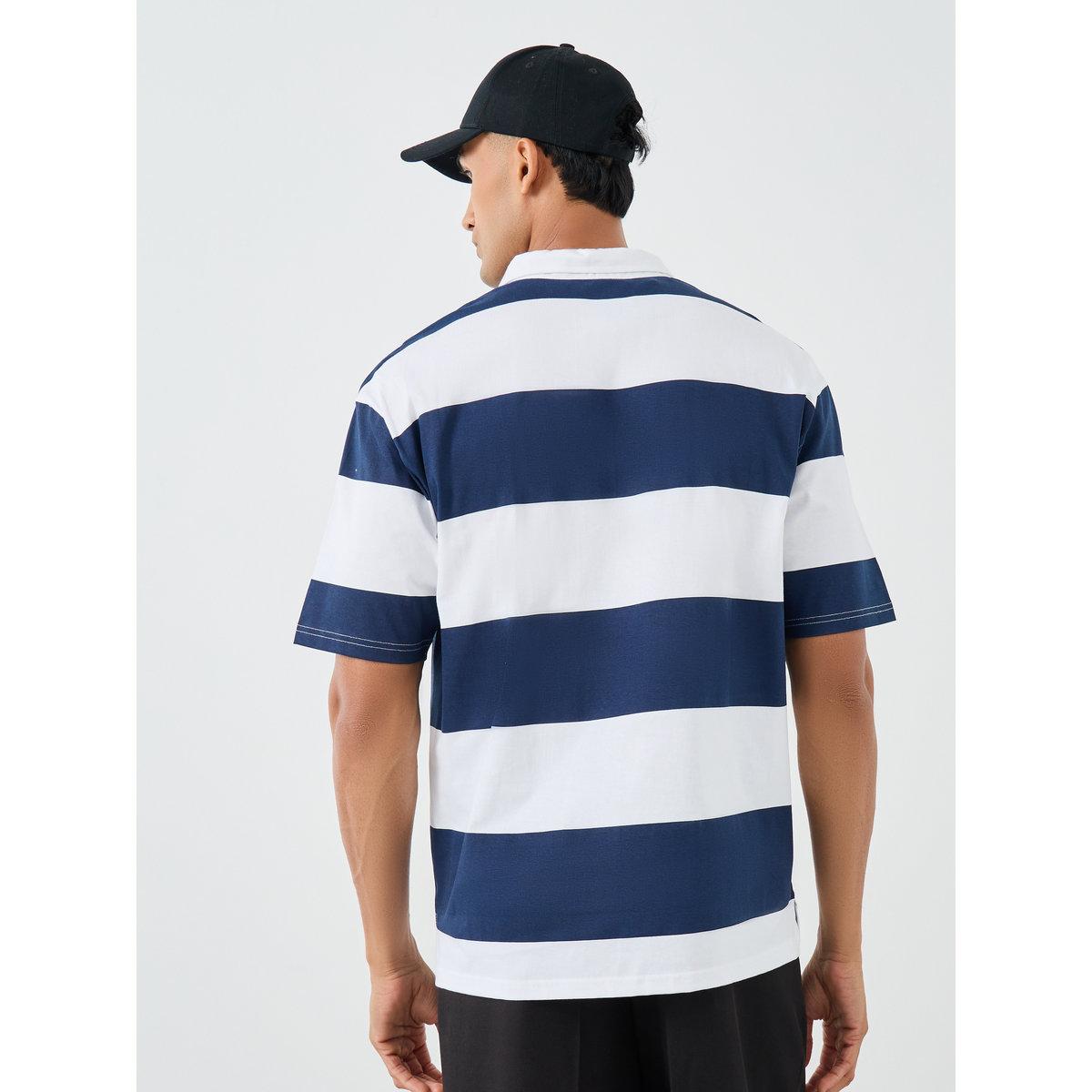 تيشيرت بولو مخطط فضفاض-men-clothing-tshirtsandpolos-polos-image-4